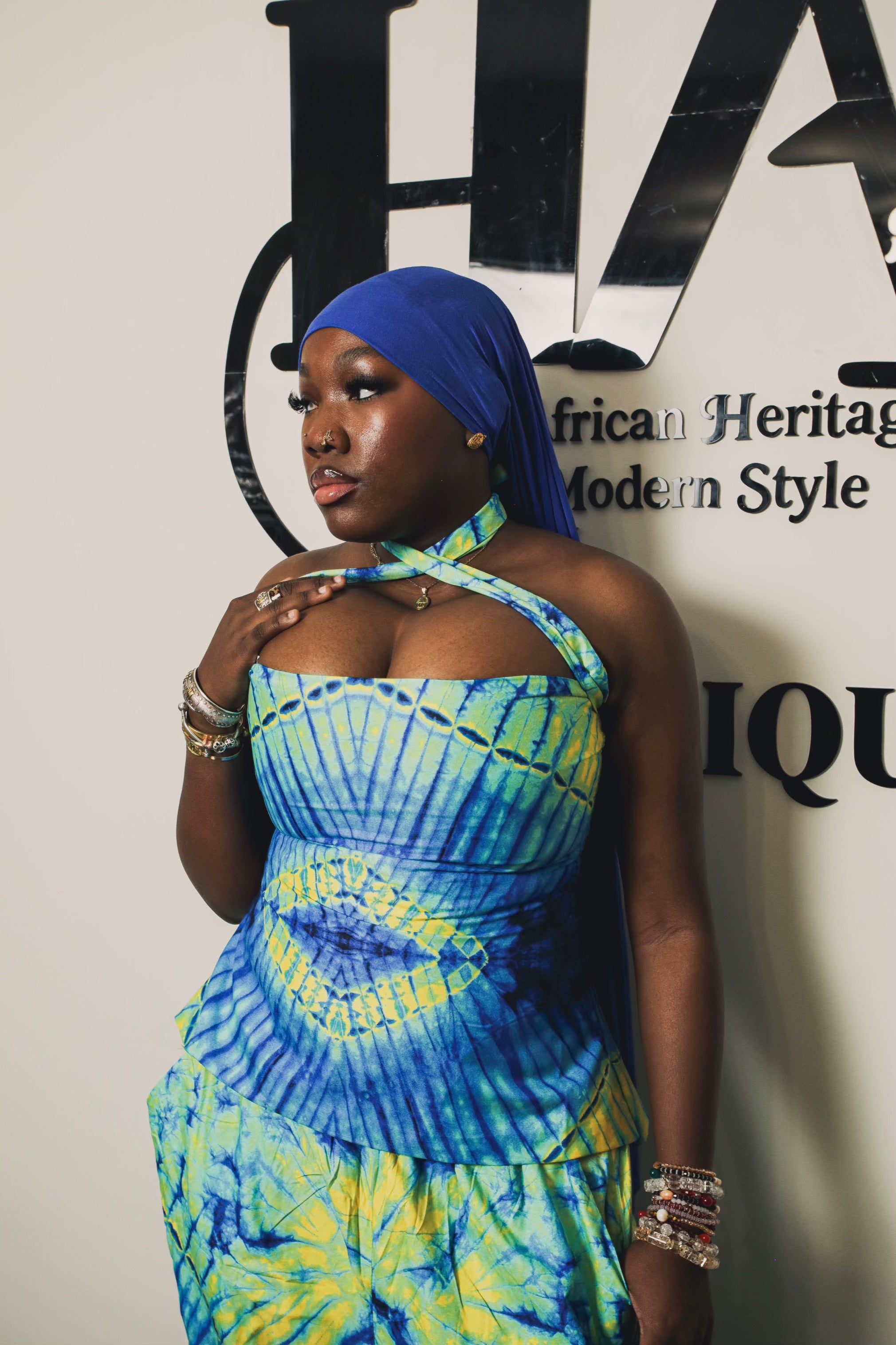 Tasha up and down adire