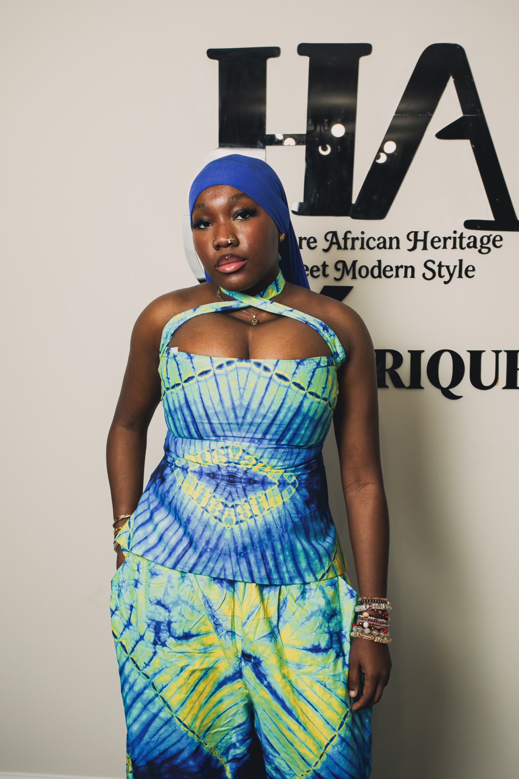 Tasha up and down adire