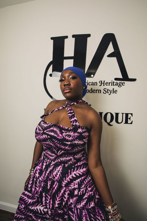 Asha triple decker dress