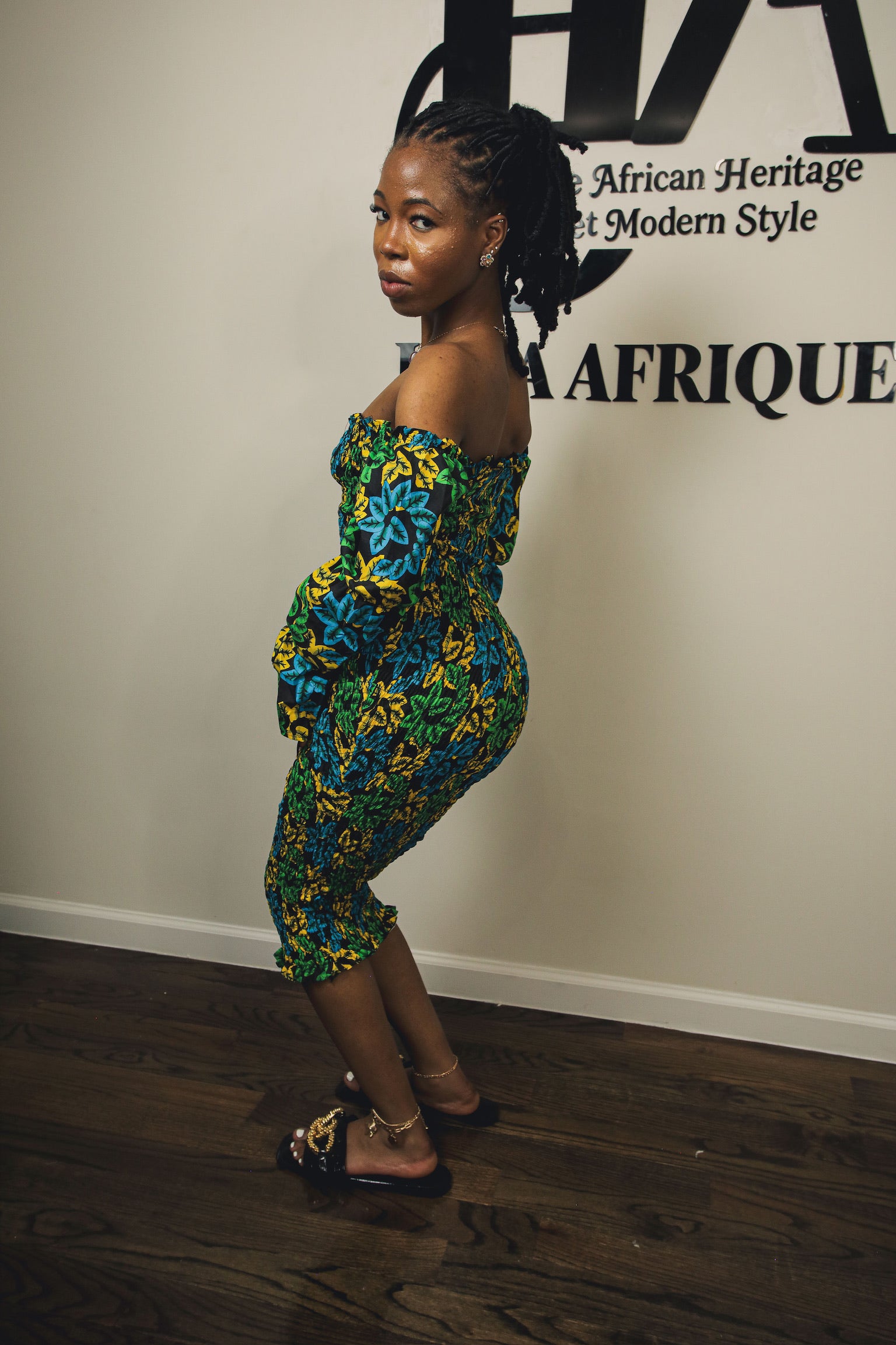Fiah sexy multiclor dress