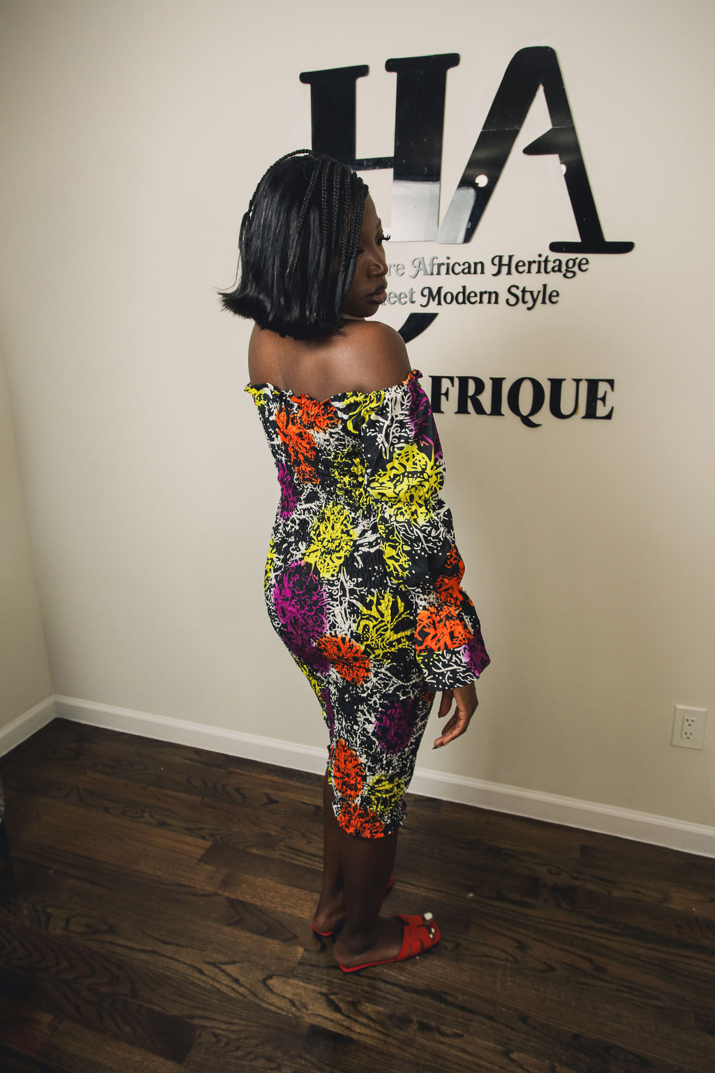 Fiah sexy multiclor dress
