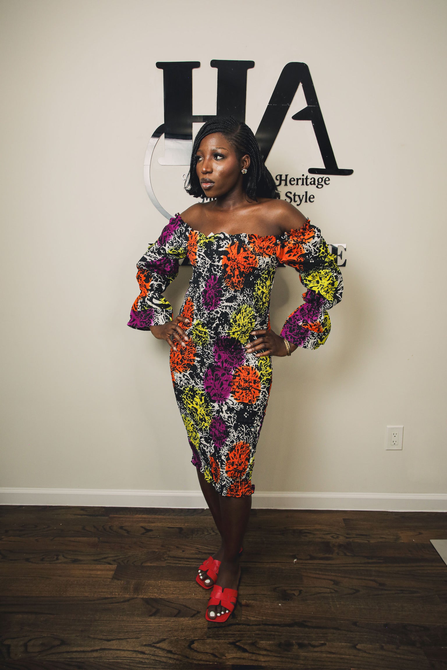 Fiah sexy multiclor dress
