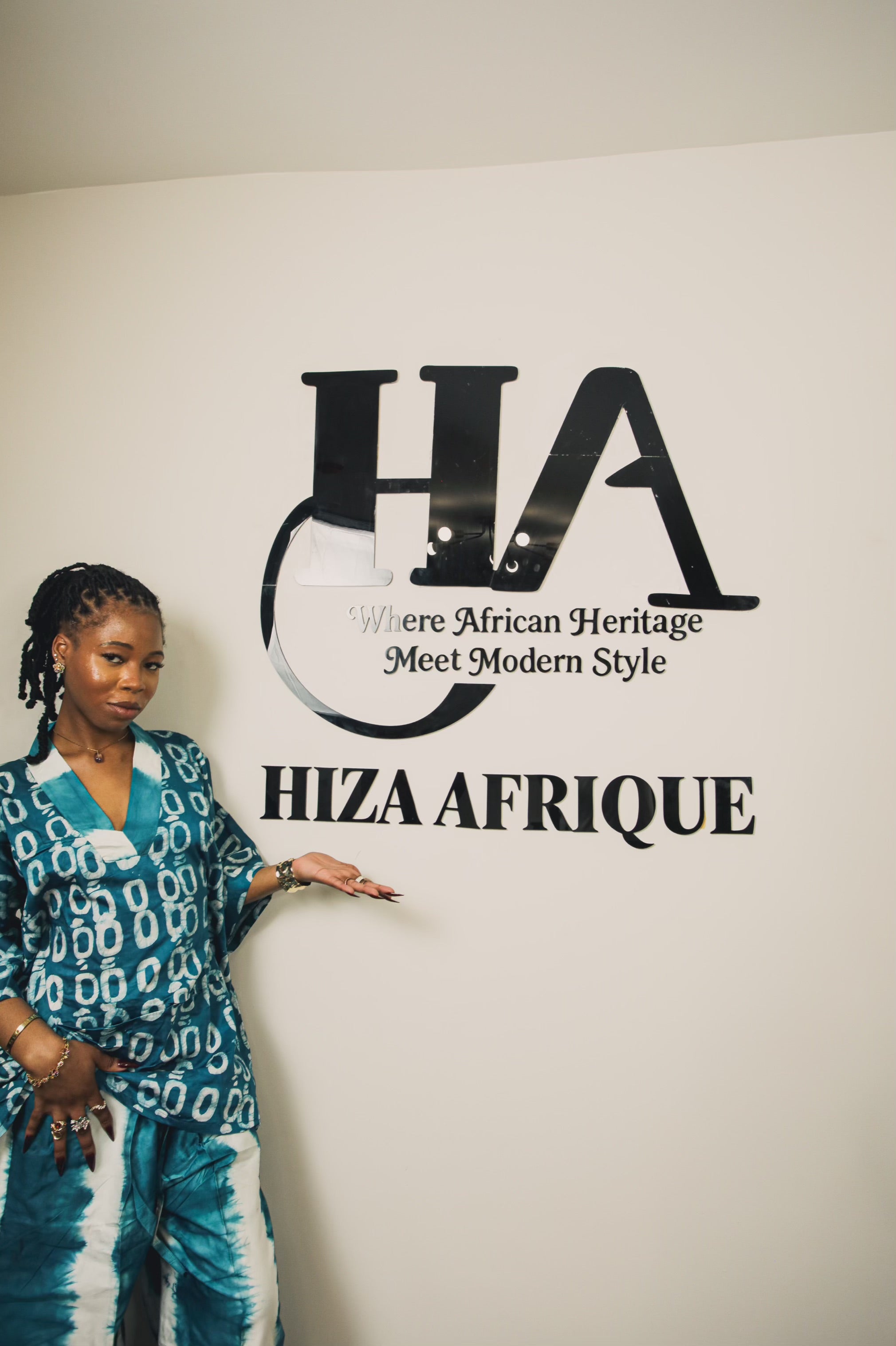 Ayoni baggy adire set two piece
