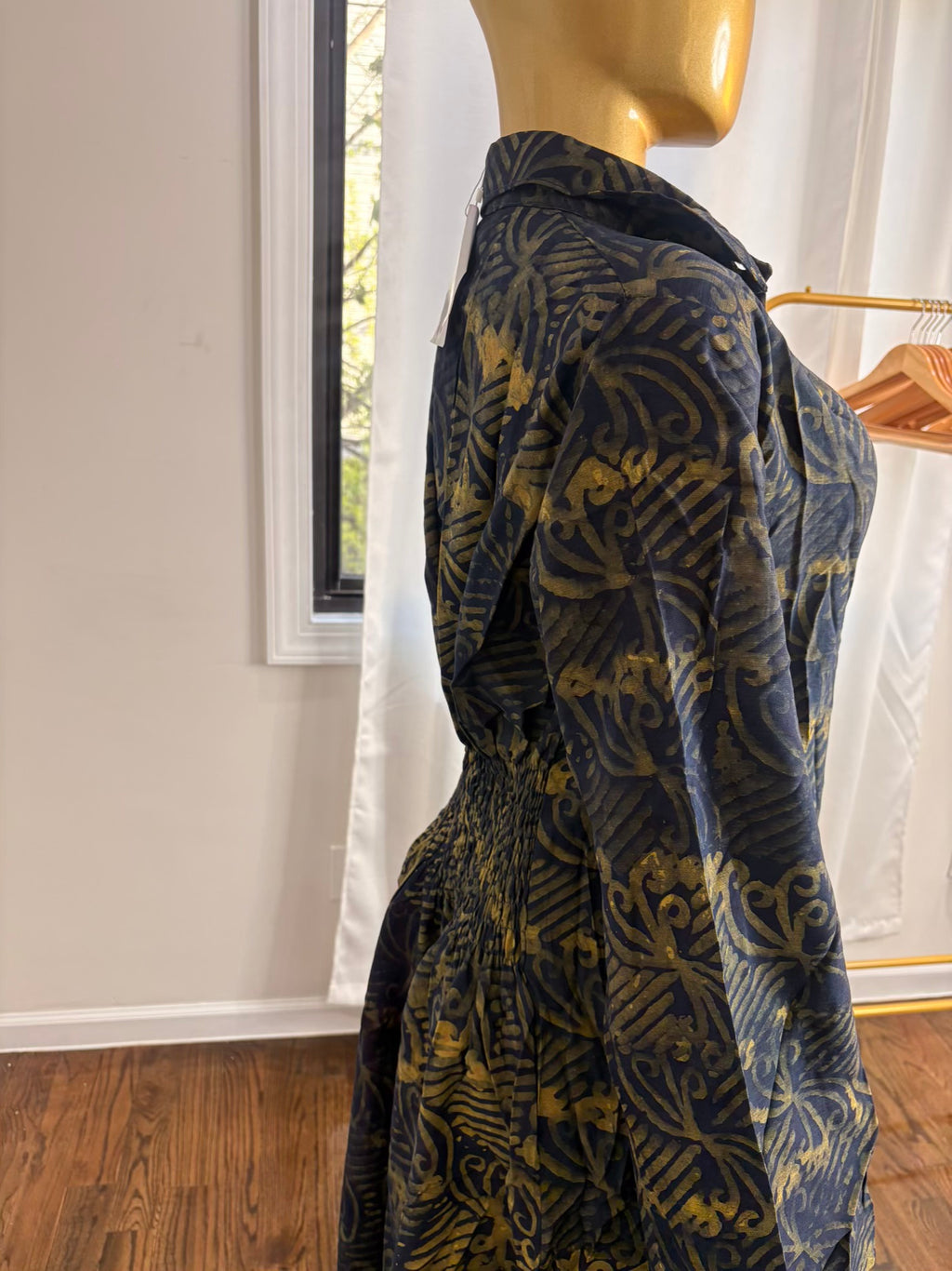 Jabari crepe free gown