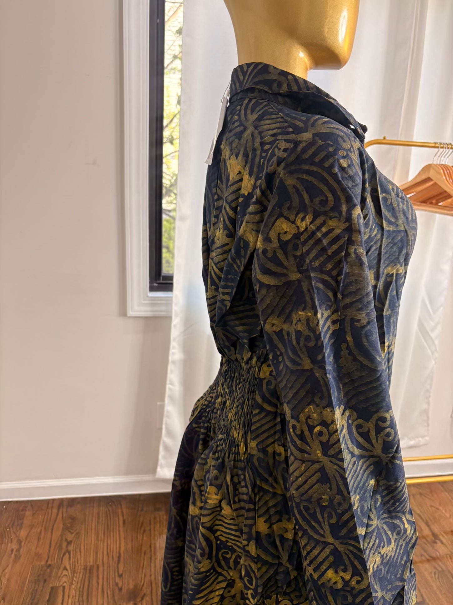 Jabari crepe free gown