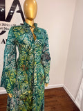 Jabari crepe free gown