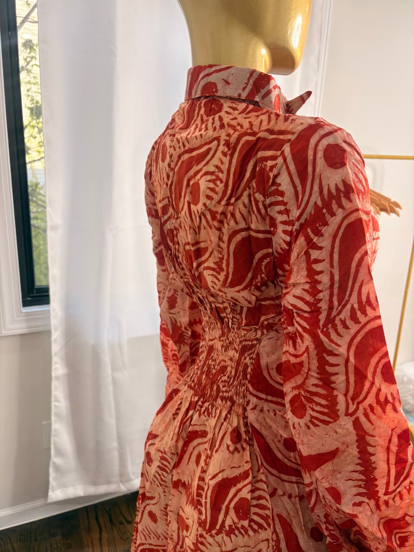 Jabari crepe free gown