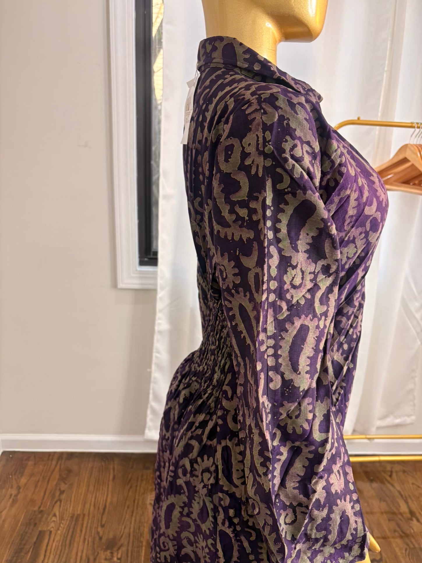 Jabari crepe free gown