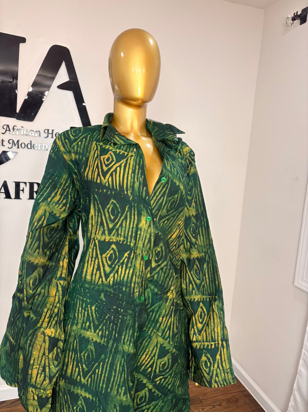 Jabari crepe free gown