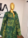 Jabari crepe free gown