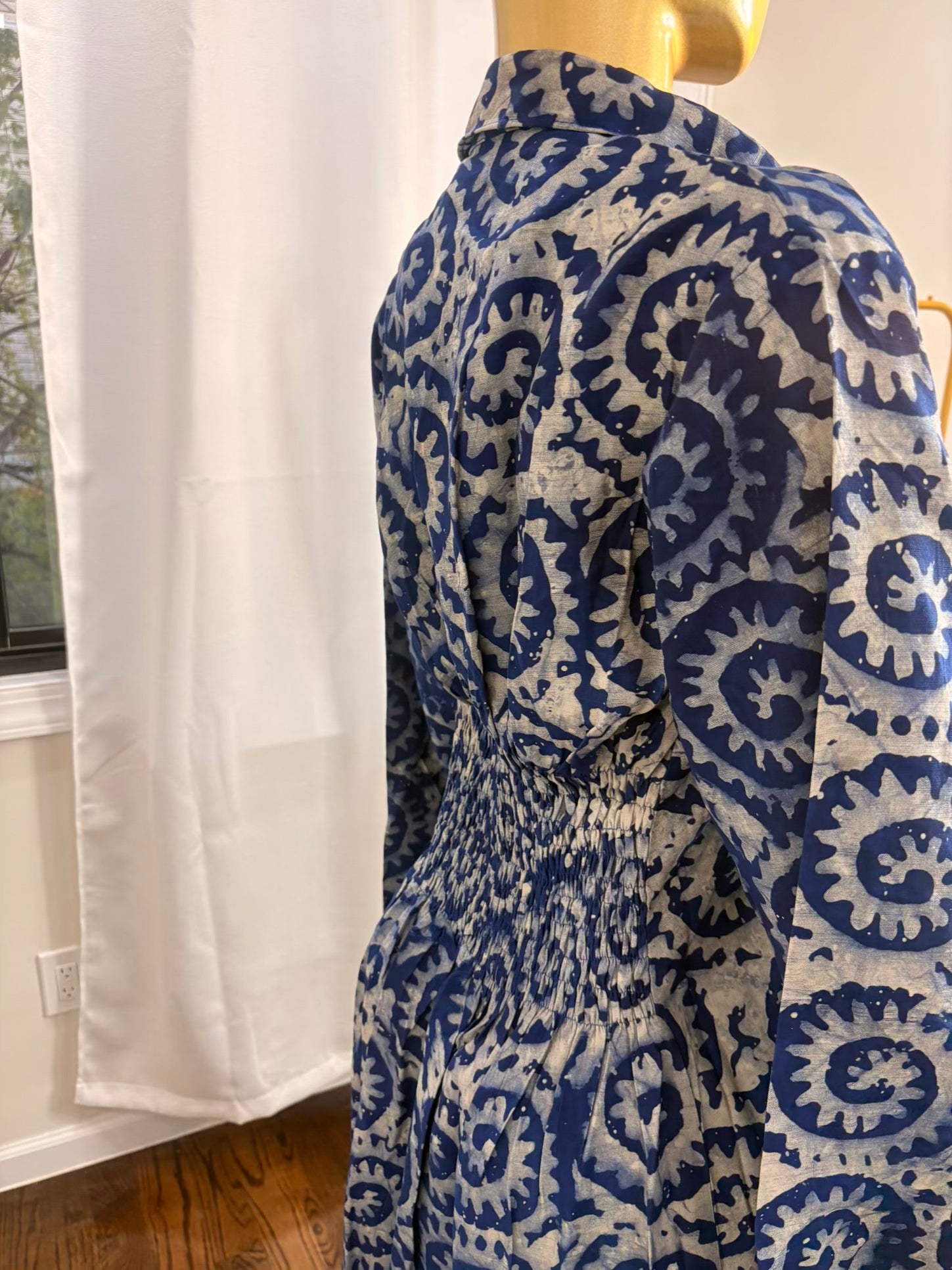 Jabari crepe free gown