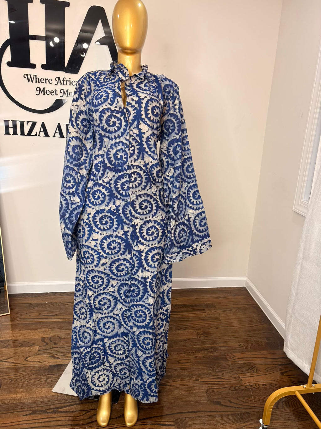 Jabari crepe free gown