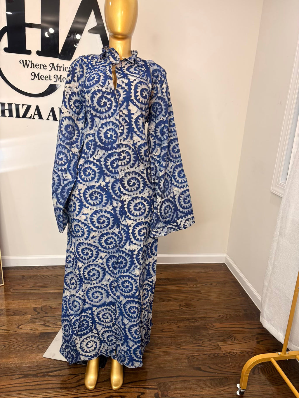 Jabari crepe free gown