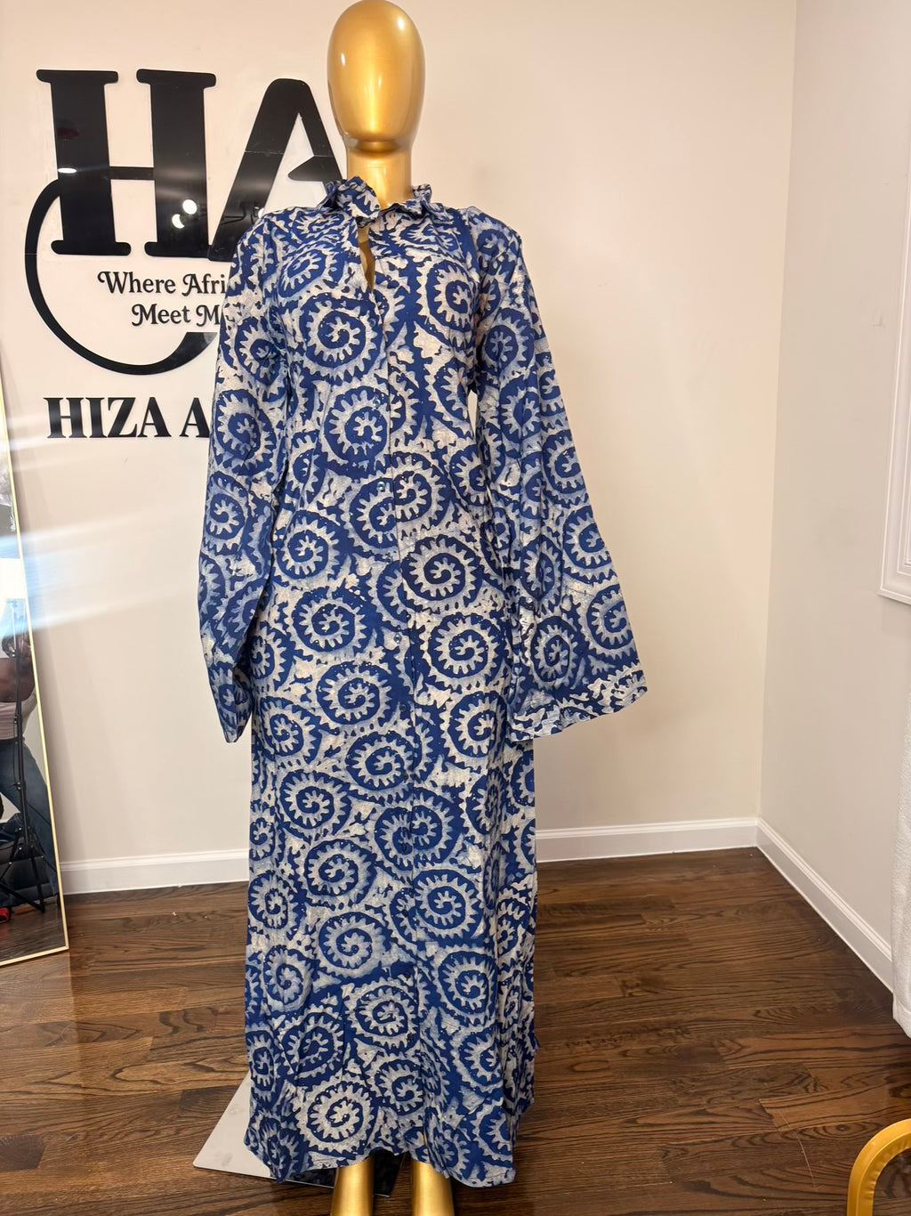 Jabari crepe free gown