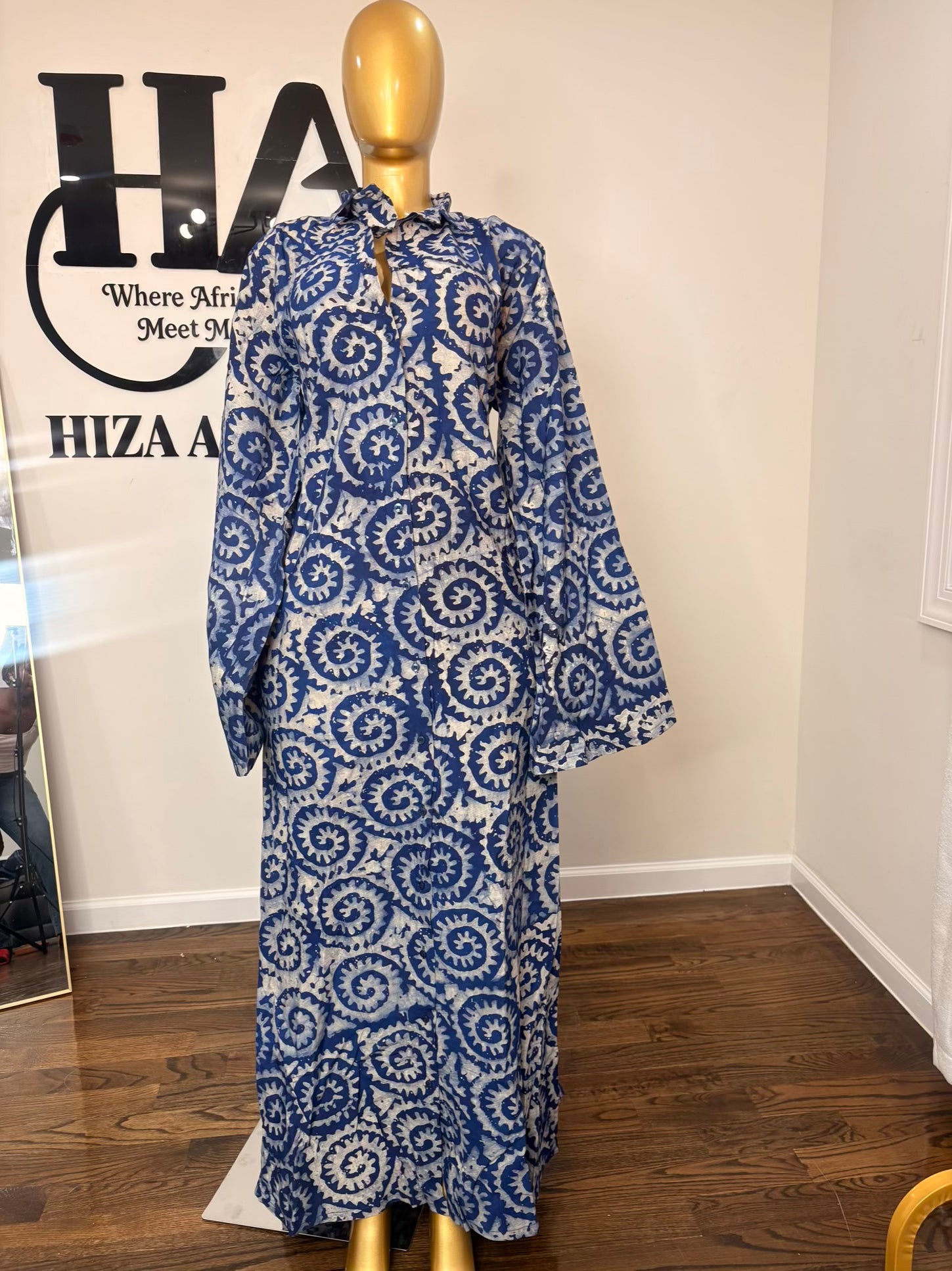 Jabari crepe free gown