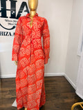 Jabari crepe free gown
