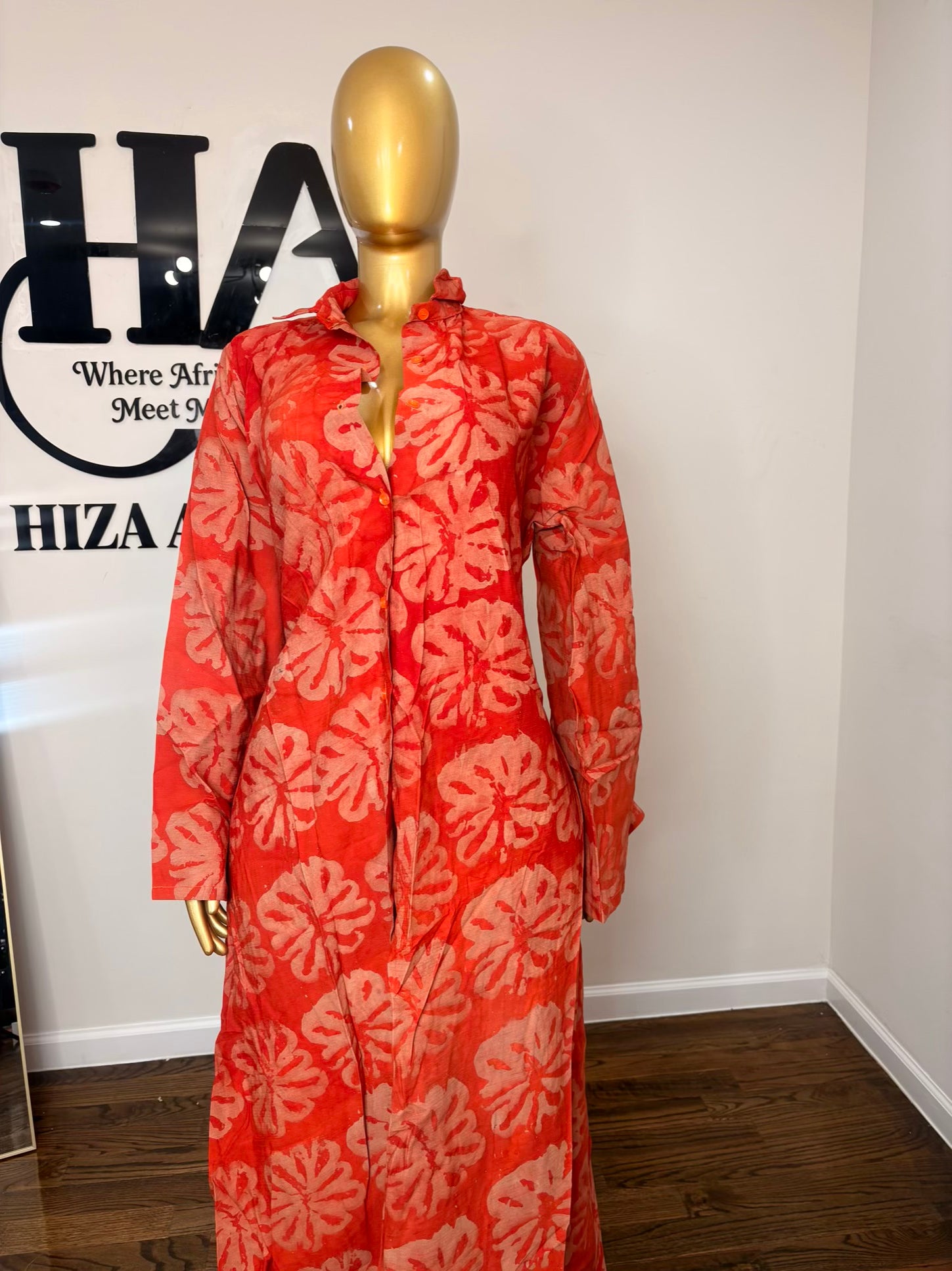 Jabari crepe free gown