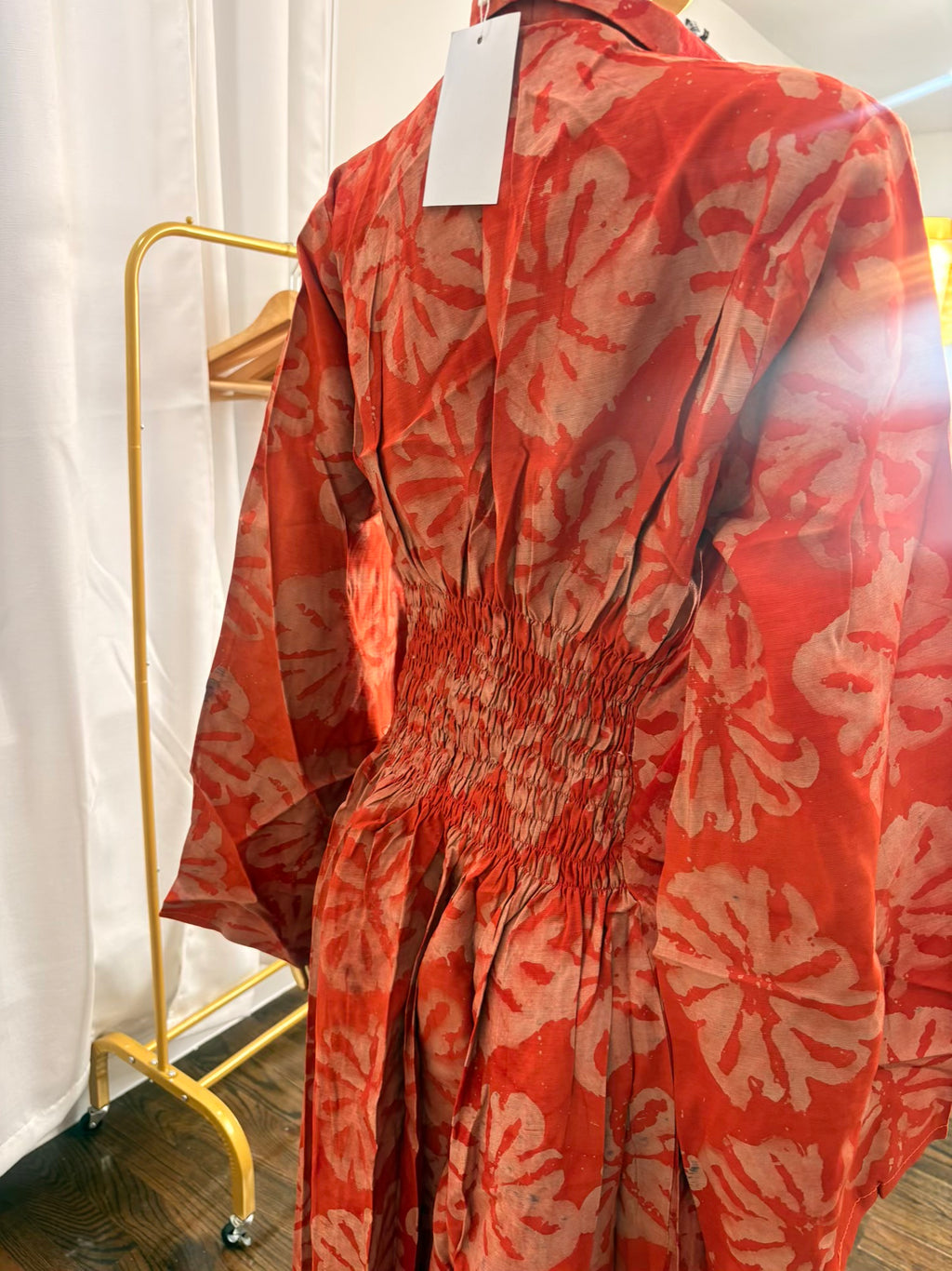 Jabari crepe free gown