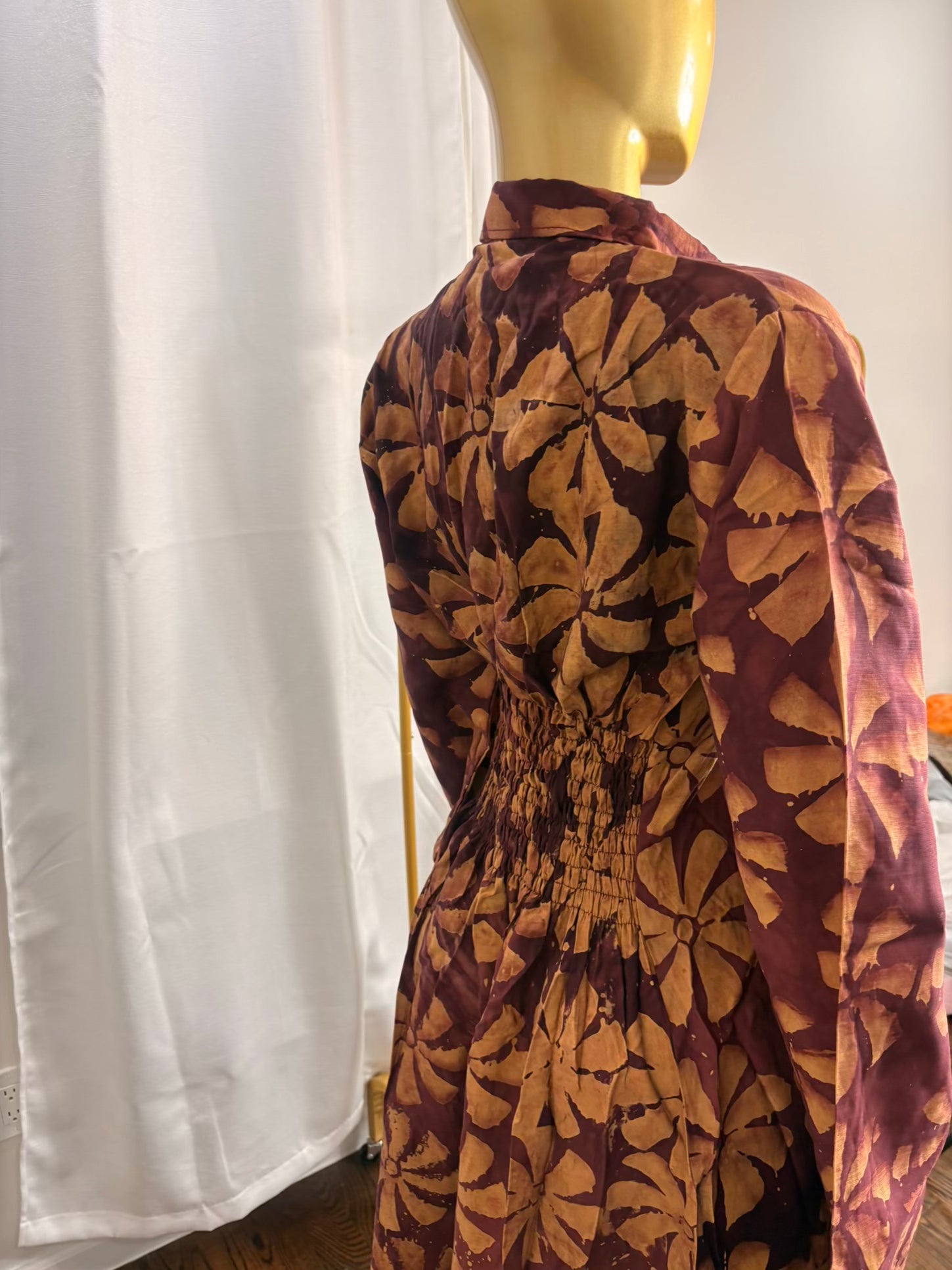 Jabari crepe free gown