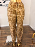 seida crepe long pant