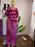 Ayoni baggy set in purple